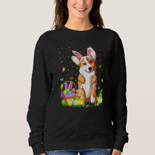 Påsk Corgi Hund Bunny Egg Hunting Corgi Påsk Su T Shirt