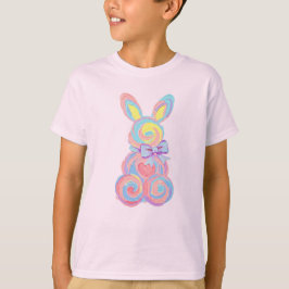 Påsk Cotton Candy Bunny T Shirt