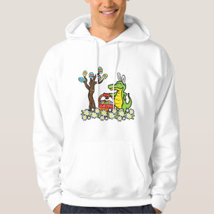 Påsk Crokodile Bunny Egg Träd Alligator Boys Gir Hoodie
