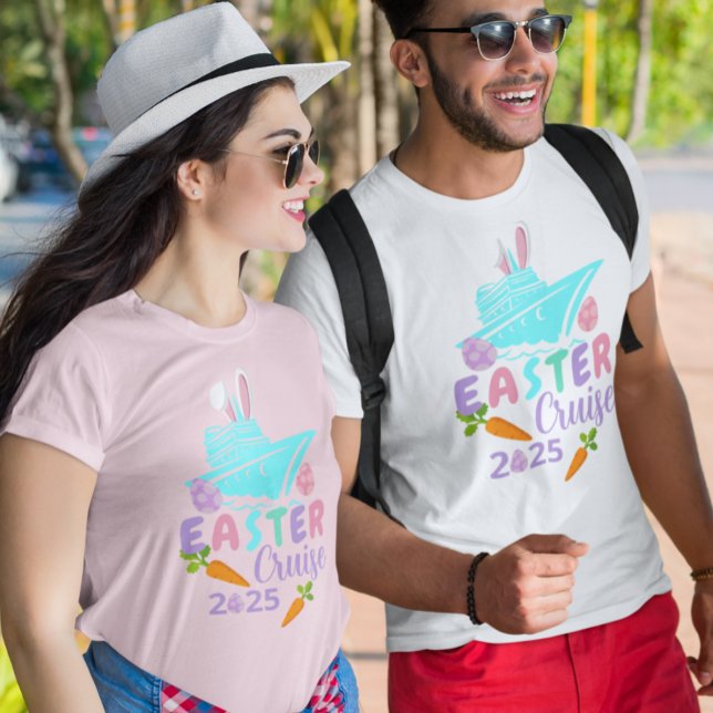 Påsk Cruise Anpassningsbar Year Bunny Frakt T Shirt (Skapare uppladdad)