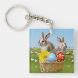 Påsk Cute Bunny för en positiv stämning