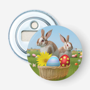 Påsk Cute Bunny för en positiv stämning Flasköppnare