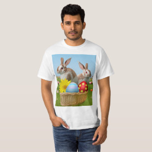 Påsk Cute Bunny för en positiv stämning T Shirt
