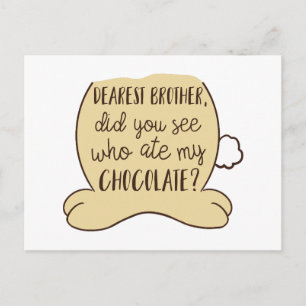 Påsk Cute Funny Bunny Quote Typography Vykort