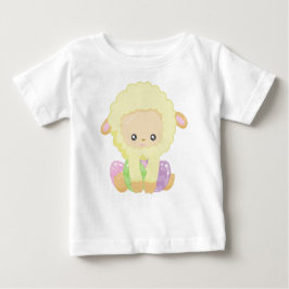 Påsk, Cute Sheep, Little Sheep, Påskägg T Shirt