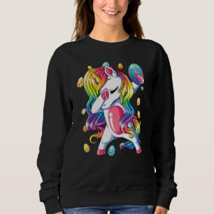 Påsk Dabbing Unicorn Dab Egg Hunt Unic T Shirt