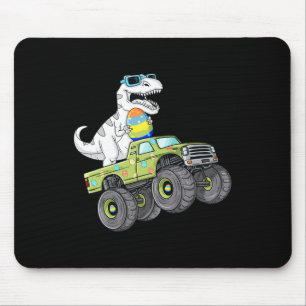 Påsk Dag T Rex Dino Riding a Monster Lastbil Boys Musmatta