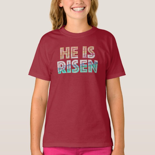 Påsk-dagen - han är Risen T Shirt (Framsida)