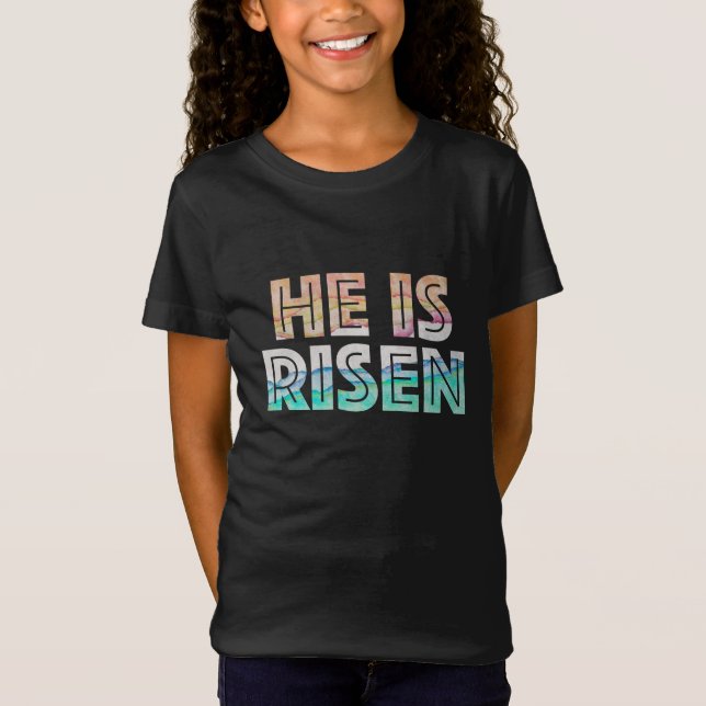 Påsk-dagen - han är Risen T Shirt (Framsida)