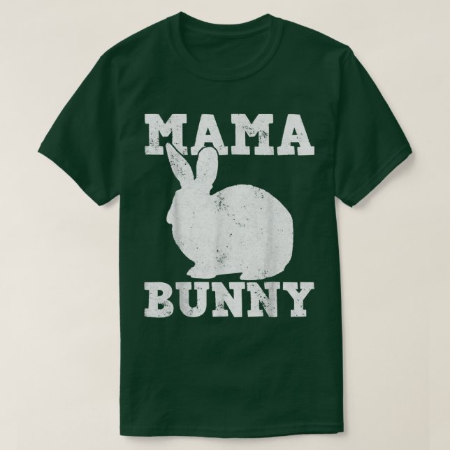 Påsk-dagen Mamma-kaninbunten Mamma T Shirt (Design framsida)