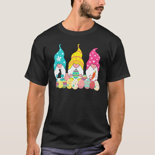 Påsk-dagen tre Påsk-nomes Pastel Vår B T Shirt (Framsida)