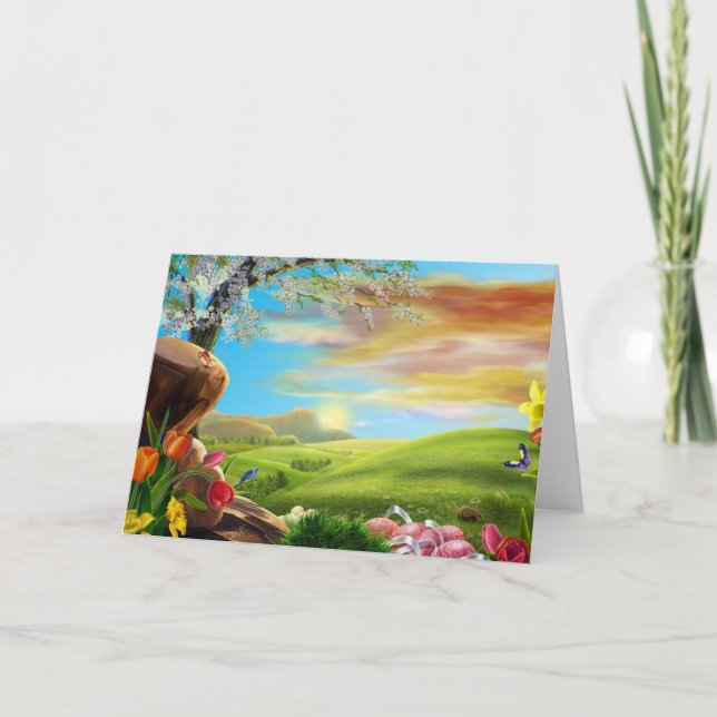 påsk-dal helgkort (Framsida)