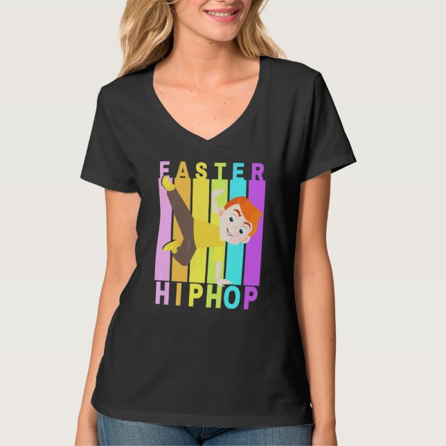 Påsk Dance Kärlek Dab Helgdag Funny Kids B. T Shirt (Framsida)
