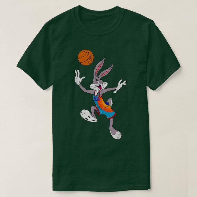 Påsk Day Bunny Basketball Rabbit Pitcher Boy T Shirt (Design framsida)