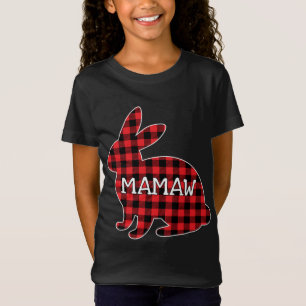 Påsk Day Costume Red Play Bunny Graphic Mamaw M T Shirt