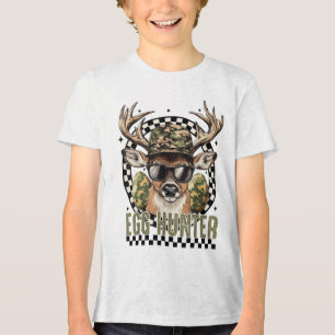 Påsk Day Egg Hunter Camo Hjort Hunting Boys Manar T Shirt