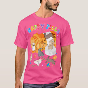 Påsk Day Pharm Tech Pharmacy Egg Hunt Lycklig som T Shirt