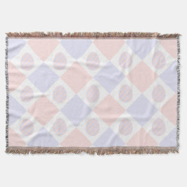 Påsk Diamond Mönster med dekorerade ägg Filt