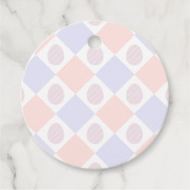 Påsk Diamond Mönster med dekorerade ägg Gåvor Etiketter