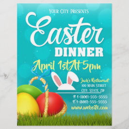 Påsk Dinner Event Flyer