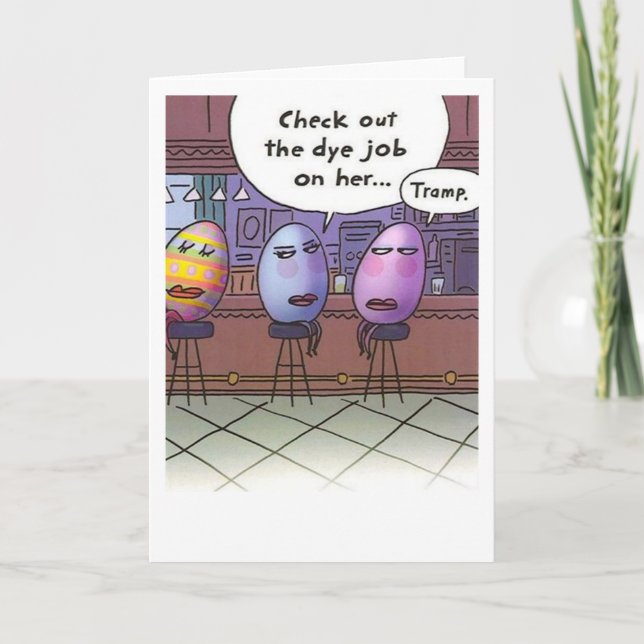 Påsk Dye-jobb Helgkort (Framsida)