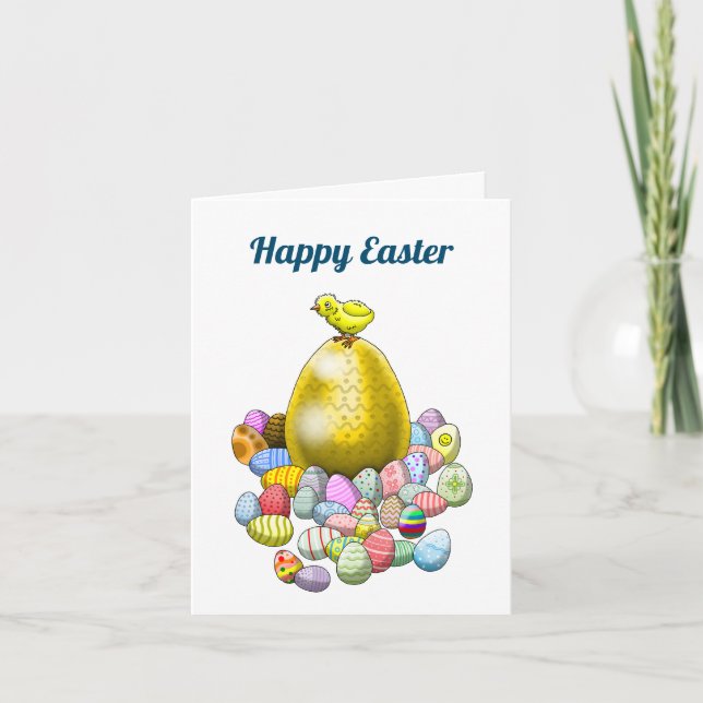 Påsk Egghunt Påsk Card Helgkort (Framsida)