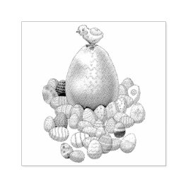 Påsk Egghunt Stämpel