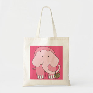 Påsk Elefant Ägg Korg Tote Tygkasse