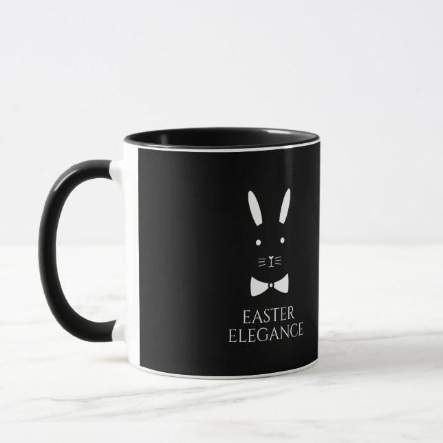 Påsk Elegance - Minimalistbunny Mugg (Vänster)