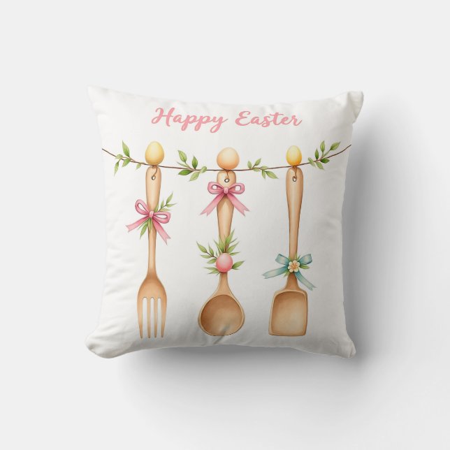 "Påsk" - En symbol för förnyelse och 🐣 🌸 Kudde (Framsida)