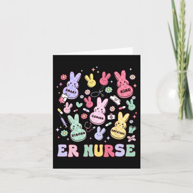 Påsk Er Akut Department Nurse Practice Kort (Framsida)