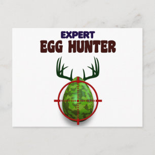 Påsk expert Hunter, hjort-målskytte, roligt Helg Vykort