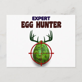 Påsk expert Hunter, hjort-målskytte, roligt Helg Vykort