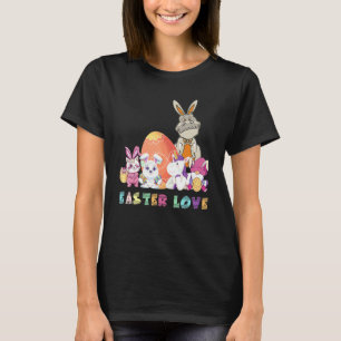 Påsk Familj Matchande Kanin Enhörning Katt Dinosau T Shirt