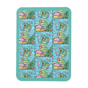 PÅSK FANTASY, VÅR SEAHORSE HELGDAG MAGNET