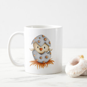 Påsk Farm Chick Hatching Kaffemugg