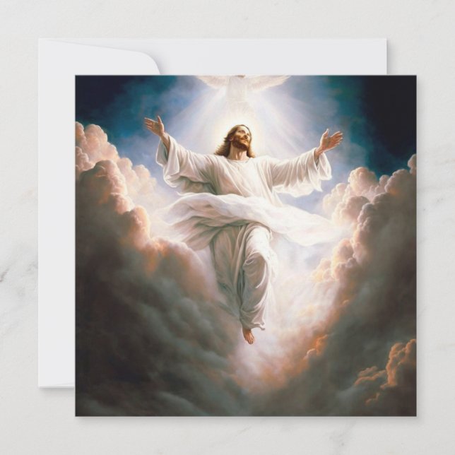 Påsk firande Jesus Julkort (Framsida)