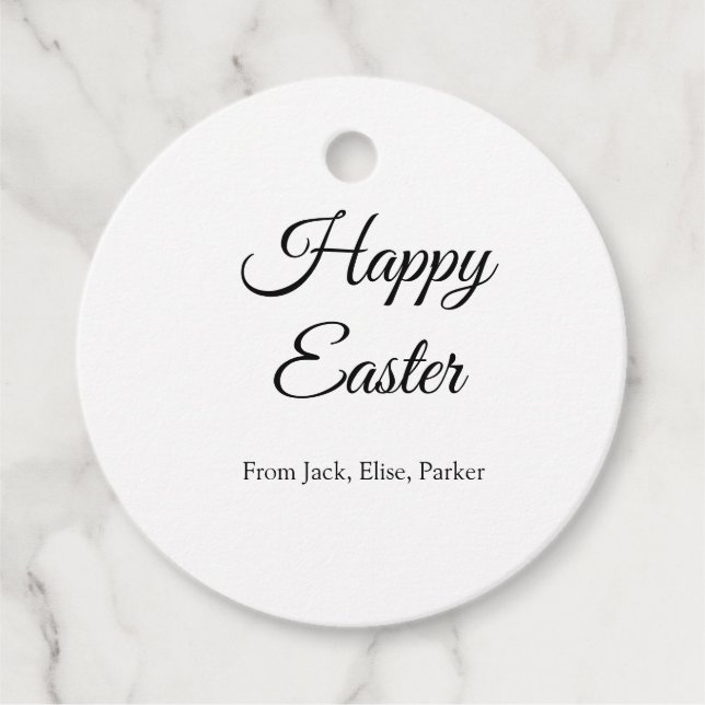 påsk firande lägga till QR-foto glad påsk Gåvor Etiketter (Framsida)