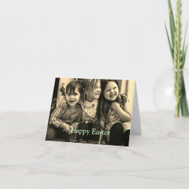 påsk firande lägga till QR-foto glad påsk Kort