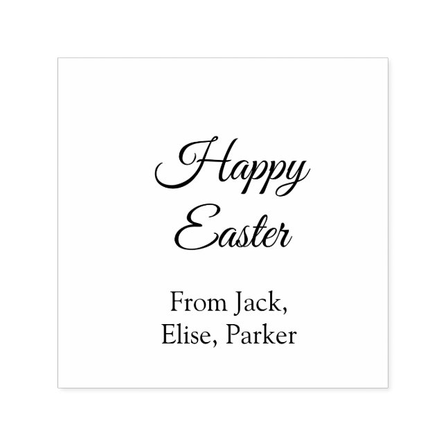 påsk firande lägga till QR-foto glad påsk Självfärgande Stämpel (Design)