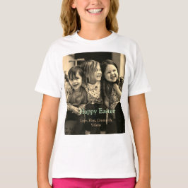 påsk firande lägga till QR-foto glad påsk T Shirt