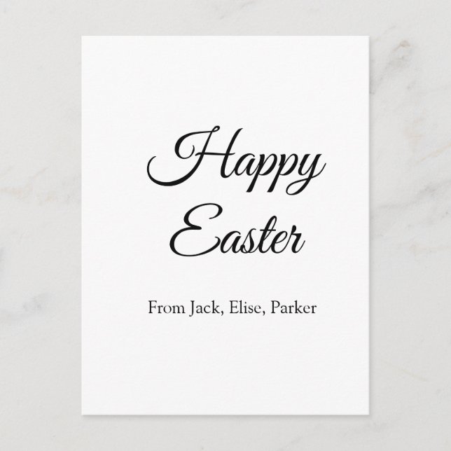 påsk firande lägga till QR-foto glad påsk Vykort (Framsida)