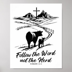 Påsk följer efter Ord, inte Herd Romans 122 Poster