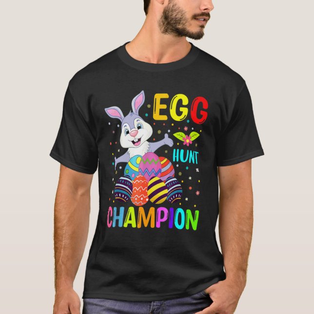 Påsk För barn Egg Hunt Champion Gamer T Shirt (Framsida)