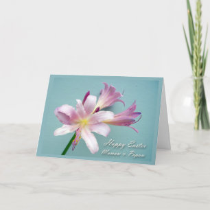 Påsk for Mamaw and Papaw, Resurrection Lily Helgkort