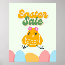 Påsk försäljningsskylt för butiker, butiker etc. poster