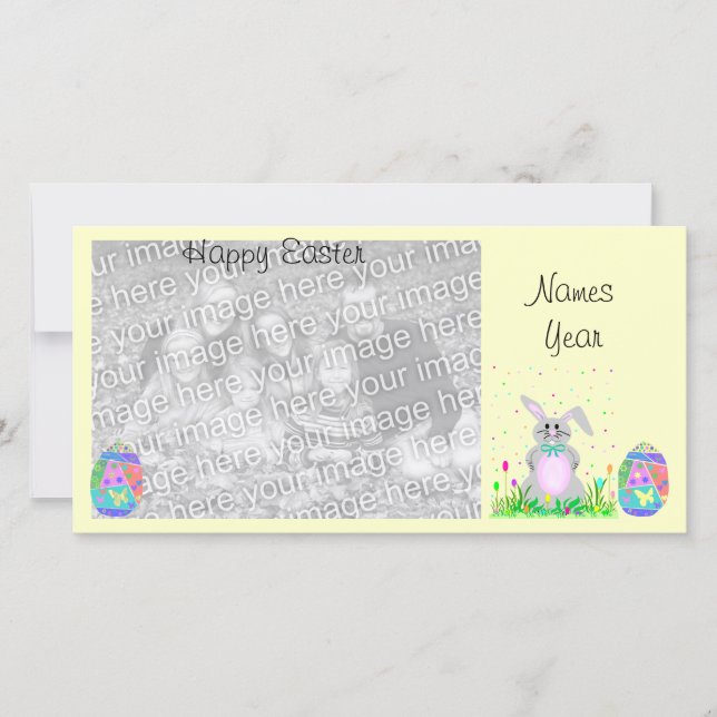 Påsk-fotokort Julkort (Framsida)