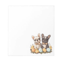 Påsk Fransk Bulldog Anteckningsblock