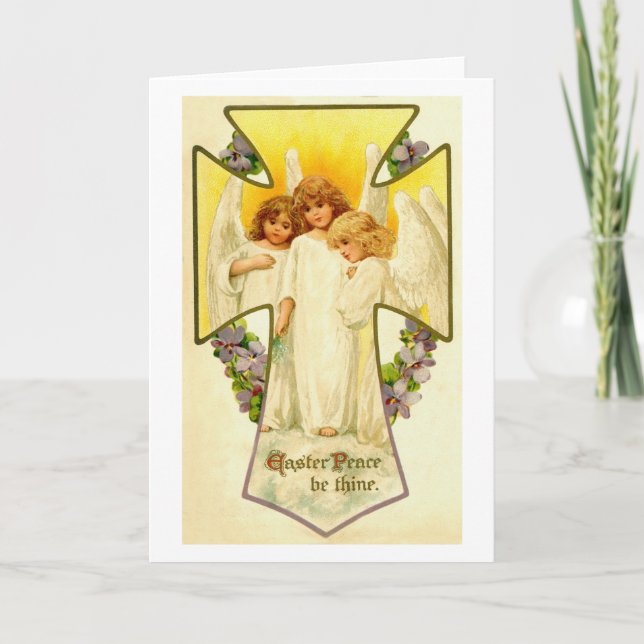 Påsk fred, tack helgkort (Framsida)