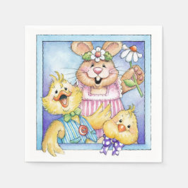 Påsk Friends - Pappra servoblor Pappersservett